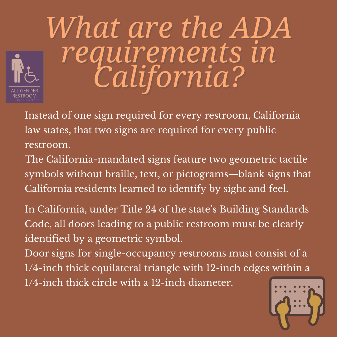 4 - ADA California sign requirements California Sign Requirements